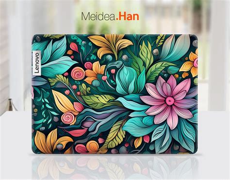 Laptop Skin Lenovo Yoga Accessories Custom Gift Vinyl Decal Fantasy ...