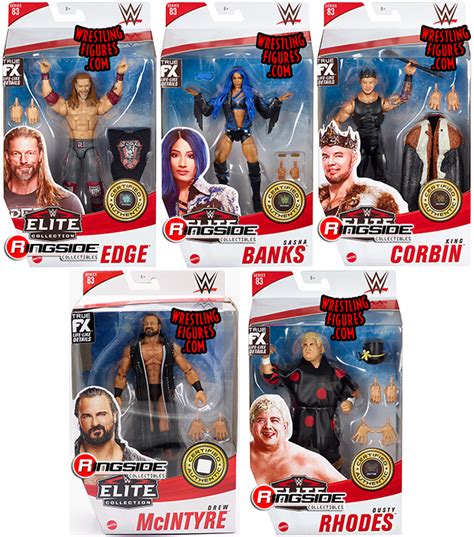 WWE Elite 83 - Complete Set of 5 WWE Toy Wrestling Action Figures by ...