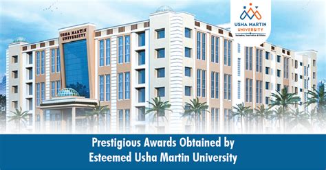 Prestigious Awards Obtained by Esteemed Usha Martin University