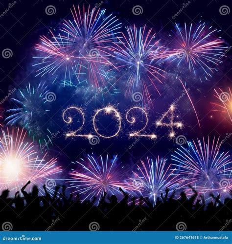 New Year 2024 Fireworks Celebration