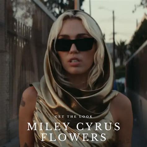 Get the Look: Miley Cyrus Flowers Music Video - Pretavoir