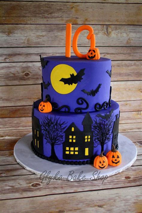 Halloween Birthday Cake - Decorated Cake by GlykaBakeShop - CakesDecor