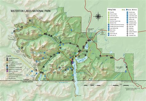 Northwest Hiker presents hiking in the Waterton Lakes National Park of ...