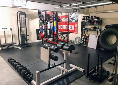 Top 75 Best Garage Gym Ideas - Home Fitness Center Designs