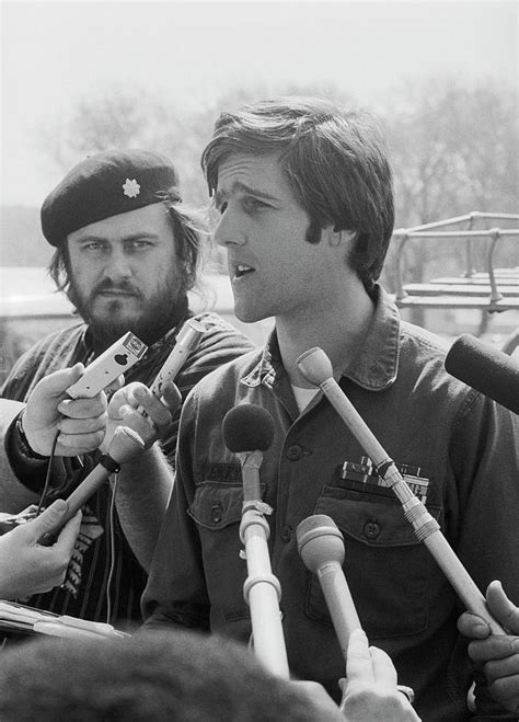 John Kerry Speaking For The Vietnam Veterans Against the War - 1971 Photograph by War Is Hell ...