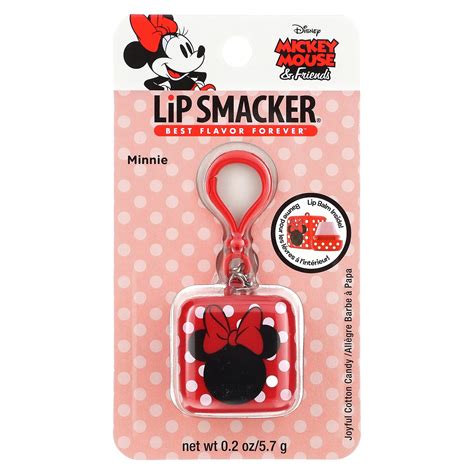 Lip Smacker, Disney Mickey Mouse & Friends, Lip Balm, Minnie, Joyful Cotton Candy, 0.2 oz (5.7 g)