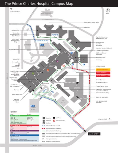 TPCH Campus Map - Queensland Health