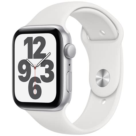 Apple Watch SE (GPS) 44mm Silver Aluminium Case with White Sport Band MYDQ2X/A | Costco Australia