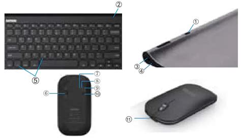 ARTECK HB086MB158 Bluetooth Keyboard and Mouse Combo User Manual