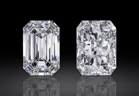 Emerald Cut vs Radiant Cut Diamonds | Diamond Buzz