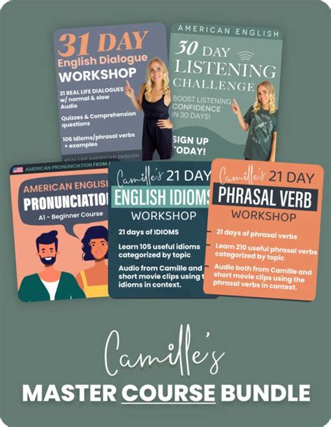 Books by Camille - Learn English with Camille