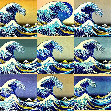 The Great Wave Off Kanagawa. Vincent van Gogh, 1889 | Stable Diffusion ...