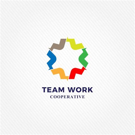 Premium Vector | Teamwork logo design ideas