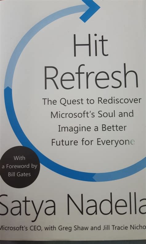 Hit Refresh by Satya Nadella foreword by Bill Gates, Hobbies & Toys, Books & Magazines, Fiction ...