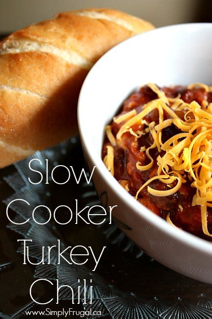 Slow Cooker Turkey Chili