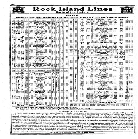 Rock Island Railroad: Map, Pictures, Logo, History, Timetables | Rock island railroad, Rock ...