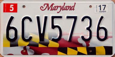 maryland license plate sticker placement