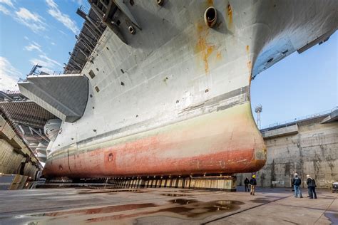 Awe-Inspiring Images From Underneath A Well-Worn USS Nimitz, The Navy's Oldest Carrier