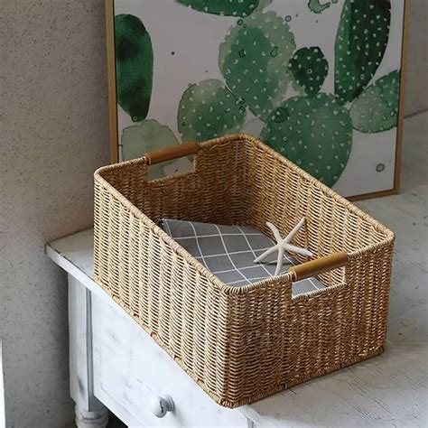 Wicker Basket Bathroom Storage | The Wicker Home®