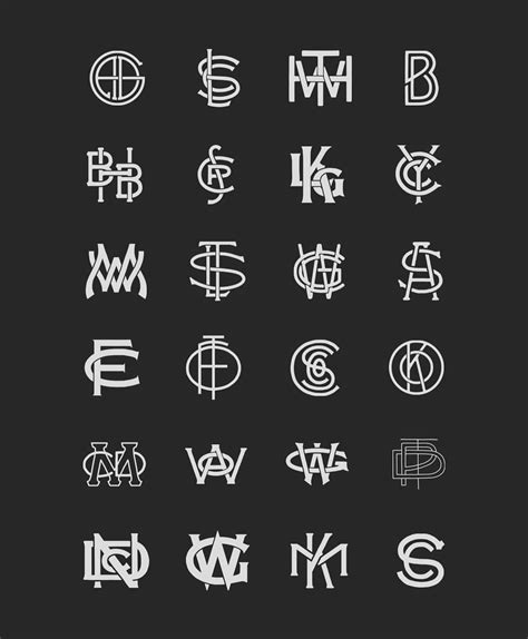 Typography Letters, Typography Logo, Logo Branding, Lettering, ? Logo, Monogram Fonts, Monogram ...