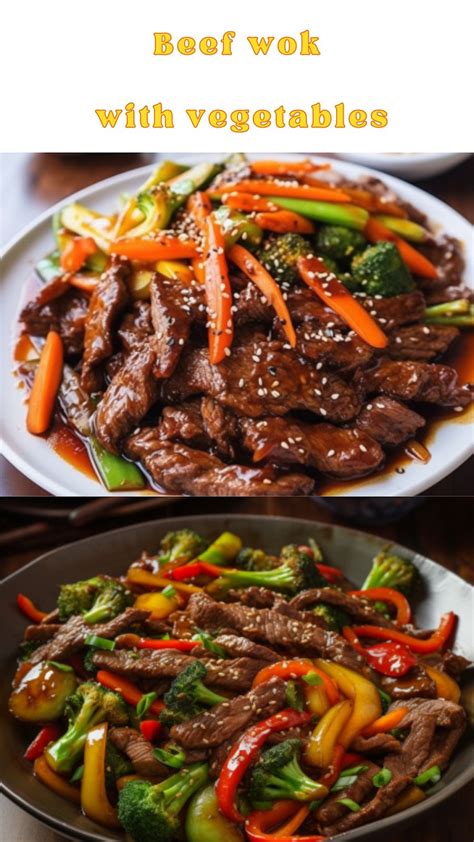 Beef wok with vegetables - best food ever