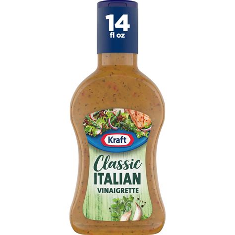 Kraft Classic Italian Vinaigrette Dressing, 14 fl oz Bottle - Walmart.com - Walmart.com