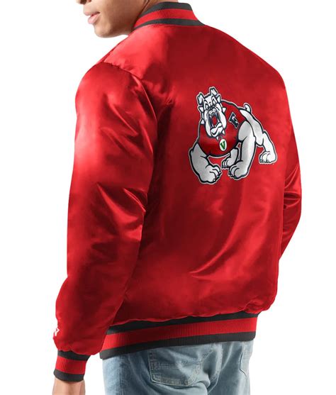 Starter Red Ace Fresno State Bulldogs Jacket - Jackets Expert