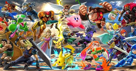 Super Smash Bros Ultimate All Characters - 1920x1004 Wallpaper - teahub.io