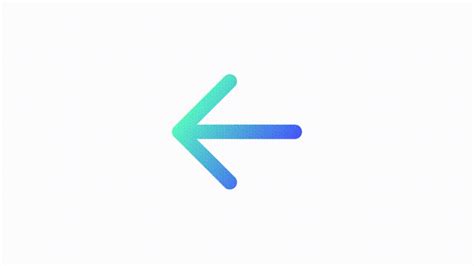 Animated left arrow gradient ui icon – IMG Visuals