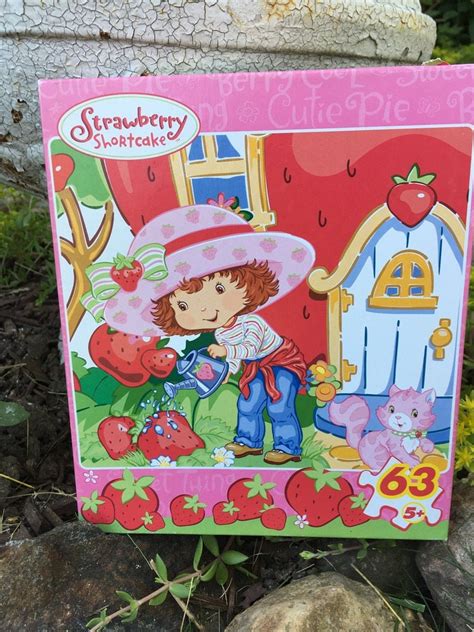 Strawberry shortcake jigsaw puzzle 63 large easy pieces | Etsy