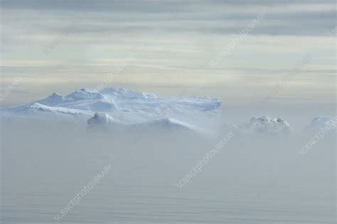 Icebergs at Baffin Bay near Greenland - Stock Image - F008/9623 ...