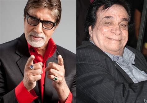 Amitabh Bachchan announces Kader Khan's return to film industry ...