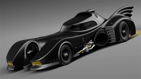 Batmobile 1989 Jet Car - 3D Model by SQUIR