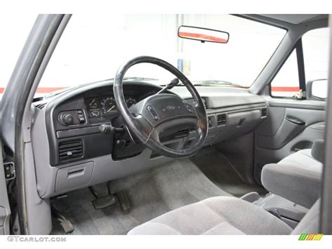 Grey Interior 1996 Ford F250 XLT Extended Cab Photo #60969546 | GTCarLot.com