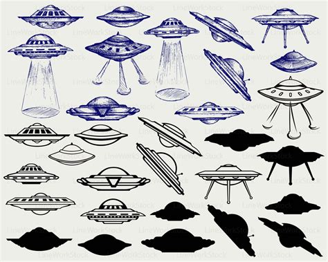 Flying Saucer Drawing