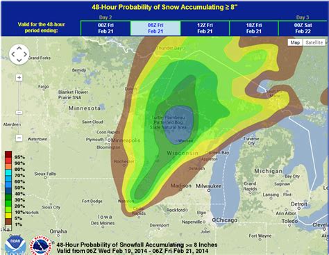 Yes, another big snow storm for Thursday. : wisconsin