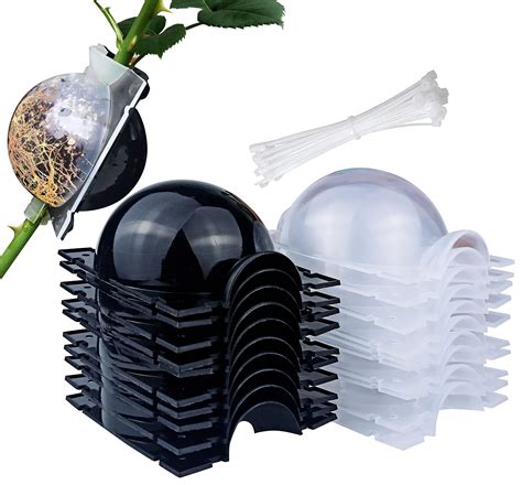 Buy MIIIM10 PCS Air Layering Propagation Kit with Zip Ties, Reusable Half Transparent Grafting ...