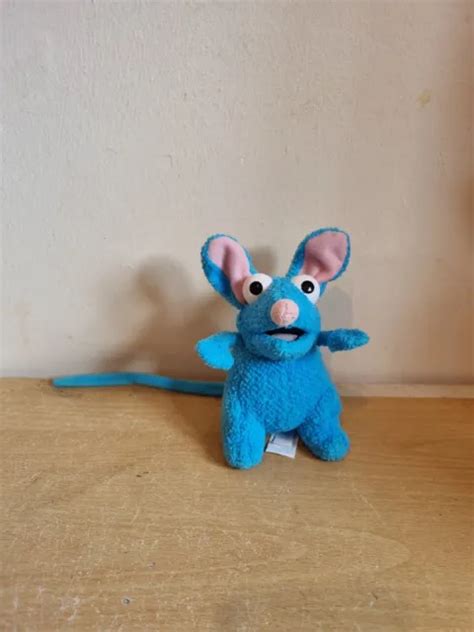 VINTAGE 90S TUTTER Mouse Plush Stuffed Animal Bear Big Blue House ...