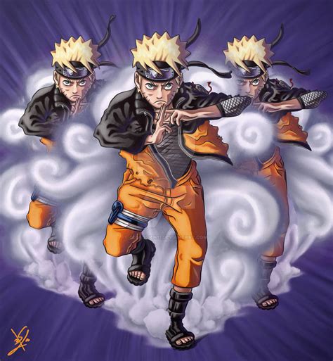 Naruto - Shadow Clone Jutsu by SEBASTIEN11 on DeviantArt