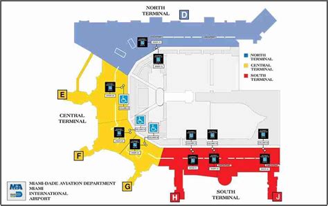 Map Of Miami International Airport