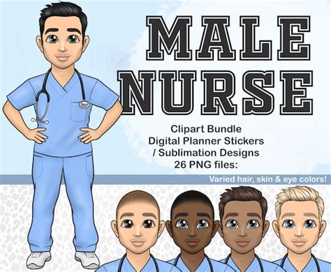 Male Nurse Practitioner Clipart