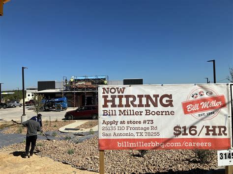 Boerne's first Bill Miller Bar-B-Q has October opening date