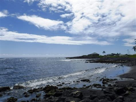 Visiting Punalu'u Black Sand Beach, Hawaii, in 2024