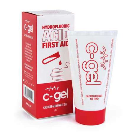 HF Acid Burns Gel Calcium Gluconate 40g CM1708 - PPE Stores