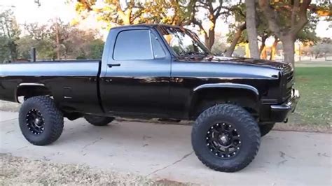 1986 Chevrolet 3/4 ton 4x4, new, interior, new paint, solid Texas truck, cold a/c - YouTube