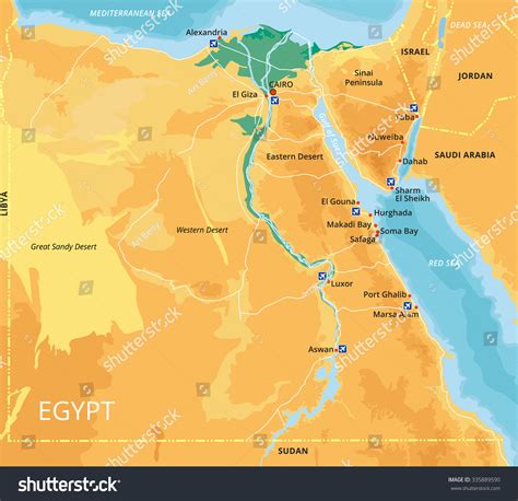 Nile River Location On World Map