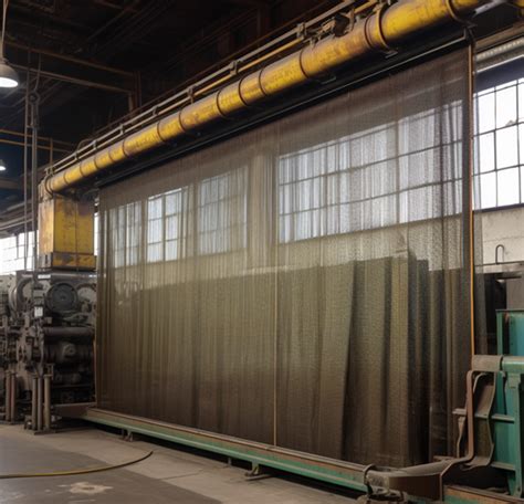 Steel Mesh Safety Curtains | Custom Shield Against Flying Debris