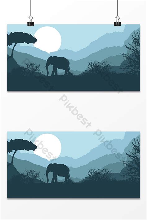 Blue Elephant Design Background Image Backgrounds | AI Free Download ...