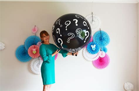 OutOfMyBubble. Question Mark Gender Reveal Balloons Boy or Girl Baby Shower Confetti