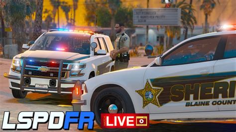 GTA 5 [LSPDFR LIVE 🔴] - New Callouts added - Blaine County Sheriff ...